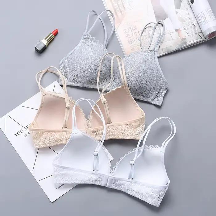 Soutien-gorge en dentelle de Style français pour femmes