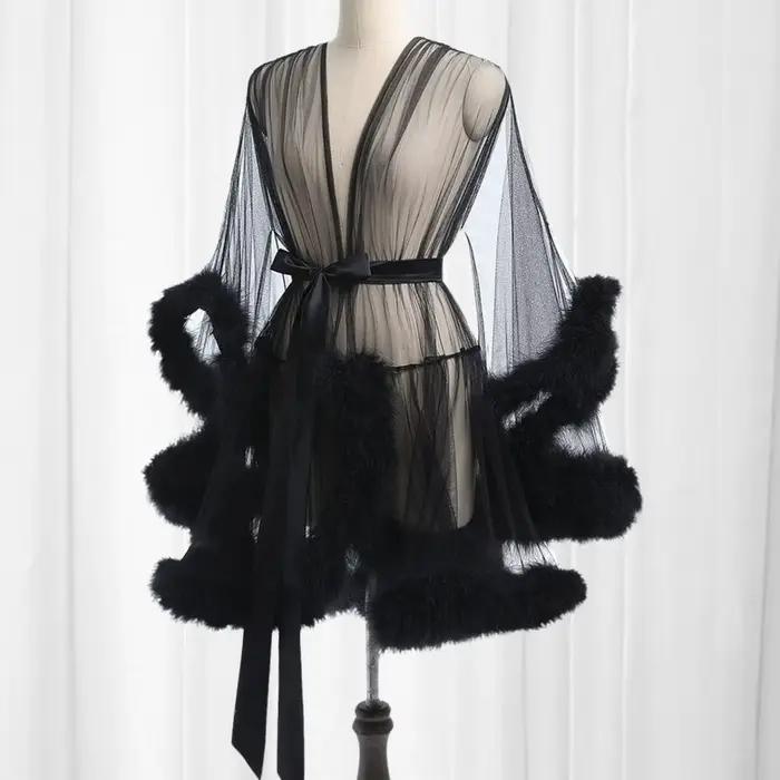Robe sexy en velours côtelé pour femmes - SANWOOD - Style amincissant - Couleur unie - Taille ajustable - Occasions spéciales