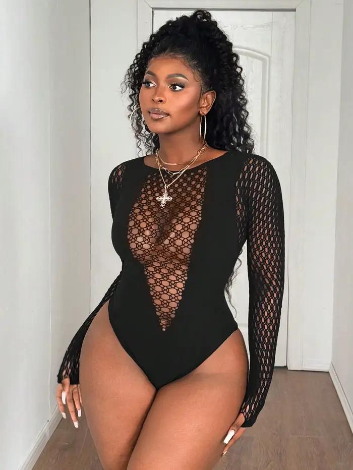Body moulant sexy grande taille pour femme