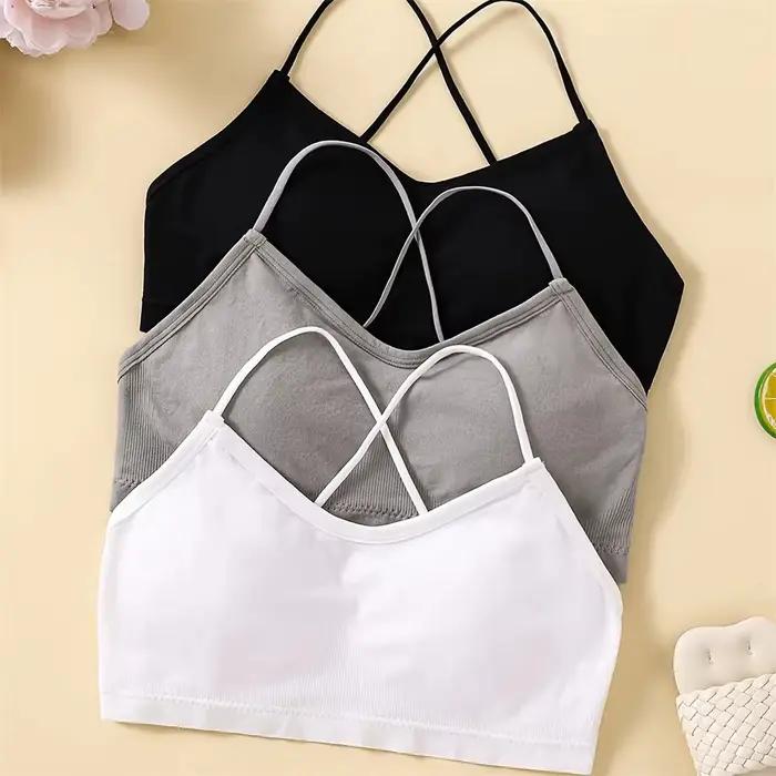 Soutien-gorge de sport à bretelles croisées pour femmes