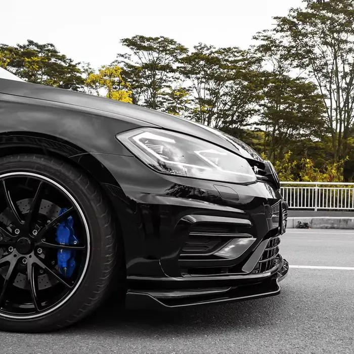 Pour Golf 7 7.5 MK7 MK7.5 GTI GTD R-Line 2012-2020 Maxton Style séparateur de pare-chocs avant lèvre diffuseur corps Kit becquet garde