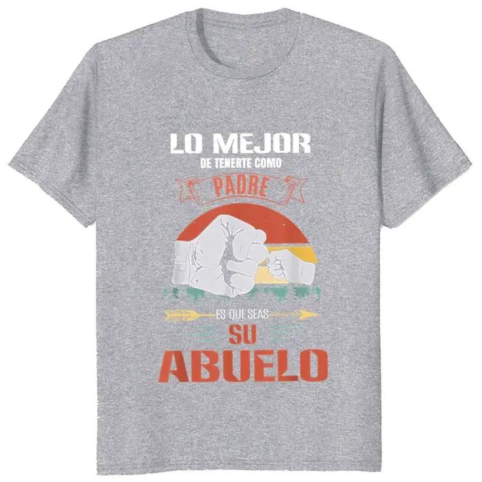 T-shirt drôle pour papa en espagnol : « La meilleure chose à avoir à la maison, c'est toi, mon père» - T-shirt personnalisé pour grand-père