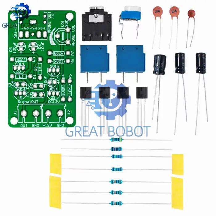 BS – générateur de Signal de bruit blanc, Kit de bricolage, Kit électronique, sortie à 2 canaux pour la thérapie de Test de brûlure sur l'insomnie, générateur de bruit