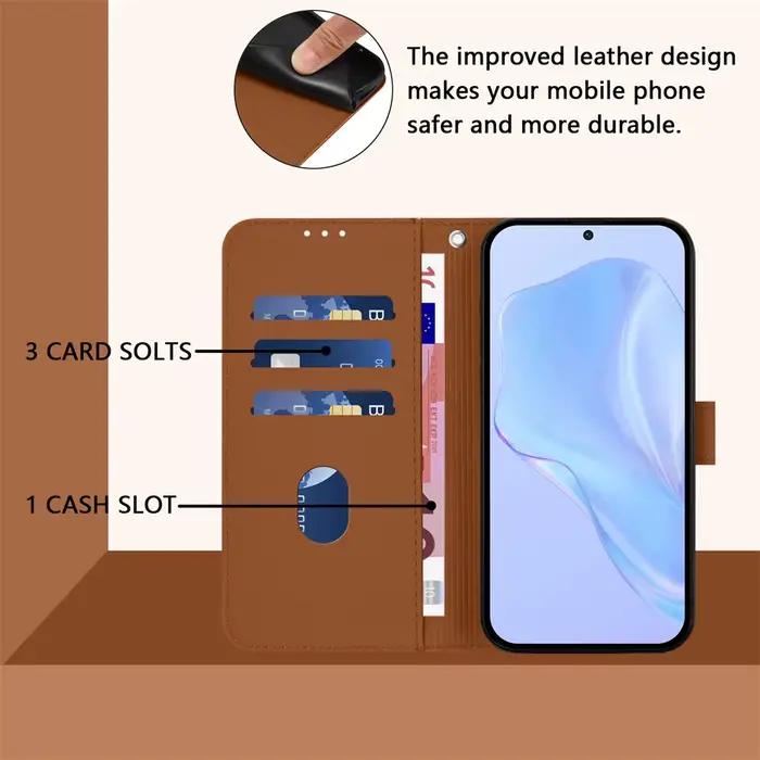 Coque Étui en cuir pour Samsung Galaxy A56 A55 A16 A06 4g A35 5g A36 A26 A25 A15 A17 A07 A37 A57 5G a05s, étui portefeuille avec fentes pour cartes