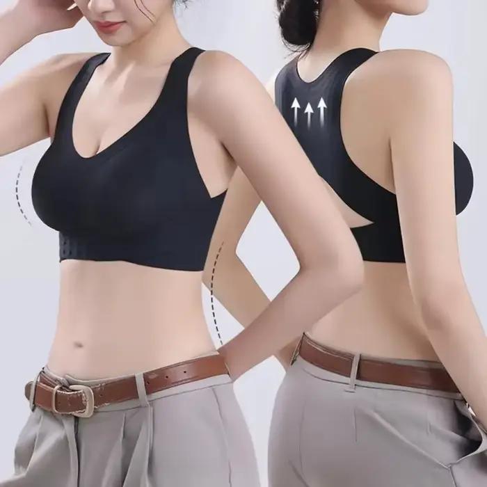 Soutien-gorge correcteur de posture avec fermeture avant pour femme