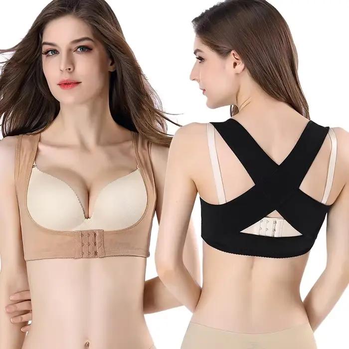 Corset Invisible Body Shaper Femme Posture Poitrine Attelle de Soutien Ferme Polyester Nylon Silhouette Élancée Occasions Spéciales