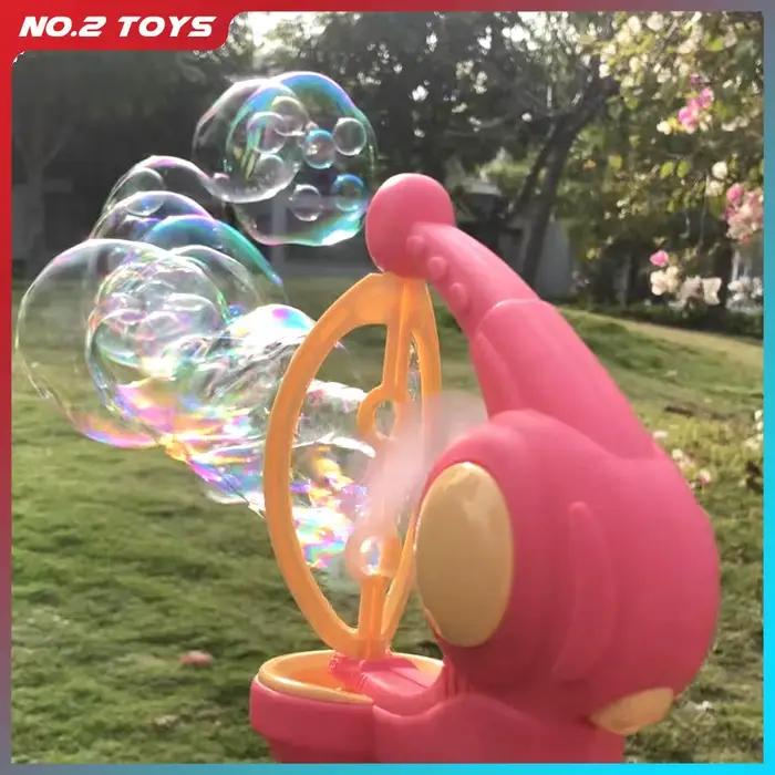 Pistolet à bulles automatique à grandes bulles, avec jouets liquides, Machine à savon, jouet de jeu de fête en plein air pour enfants, cadeaux Surprise d'anniversaire