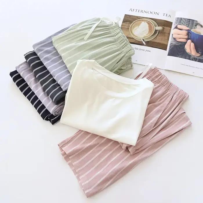 Nouveau Pyjamas à manches longues Pyjama ensemble offres spéciales printemps vêtements de nuit pour femmes