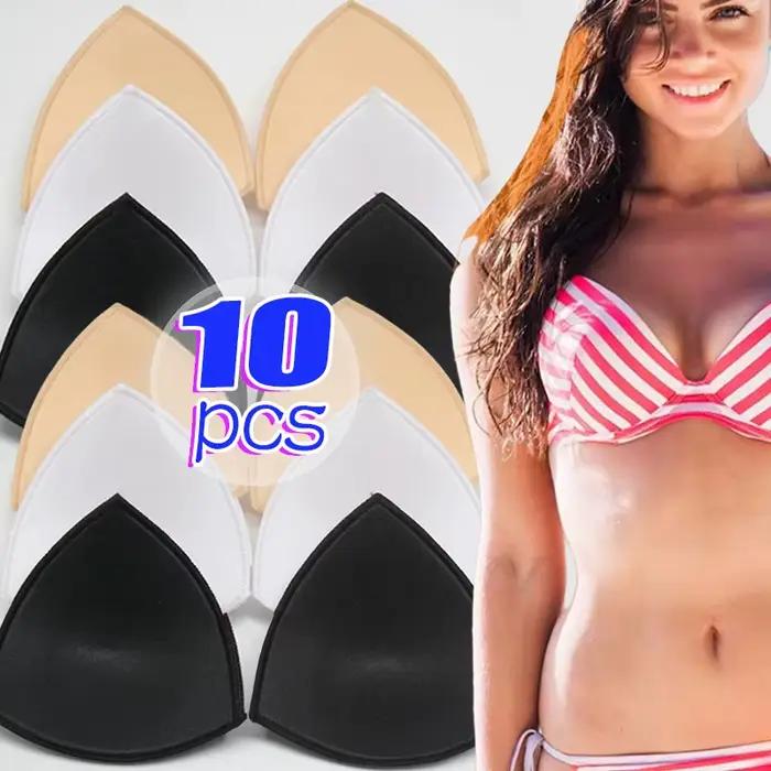 Coussinets de soutien-gorge souples pour femmes, coussinets de soutien-gorge amovibles, rehausseur de poitrine, rehausseur de poitrine, bonnets de soutien-gorge de sport, maillot de bain Bikini