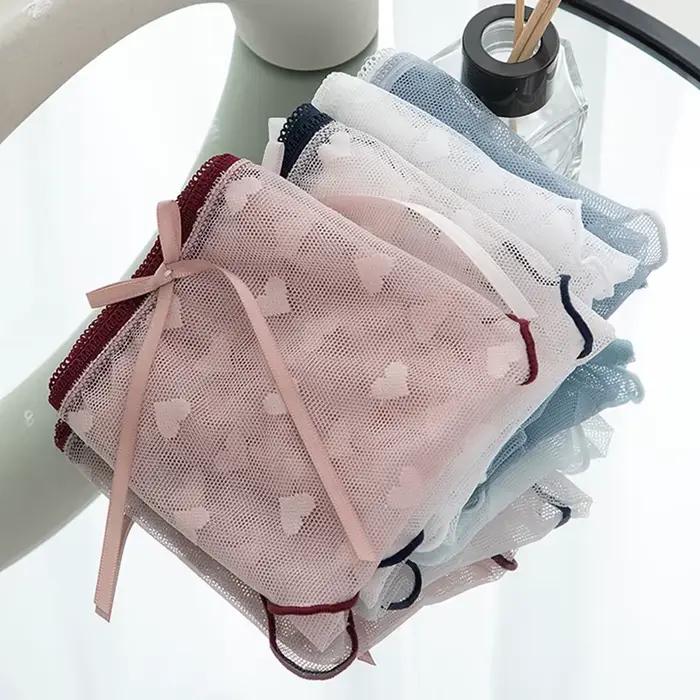 Culotte en dentelle transparente et Sexy pour femme
