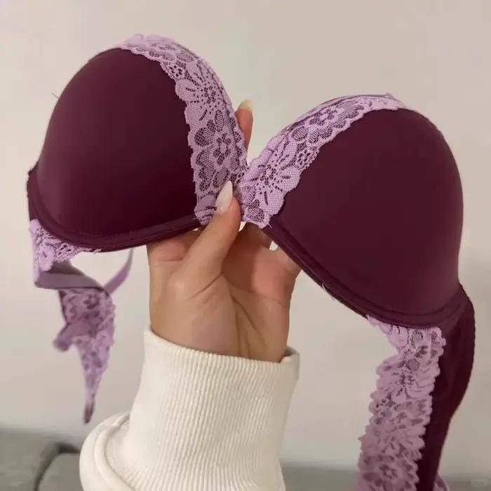 Soutien-gorge push-up réglable sans armatures pour femme
