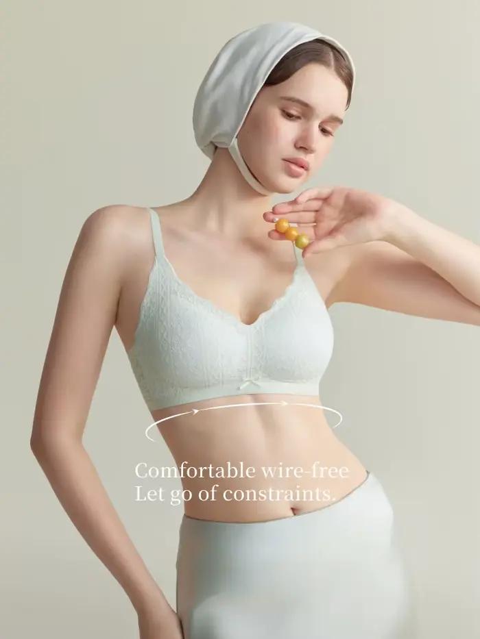 SUJIIN – soutien-gorge sexy en dentelle sans fil pour femmes