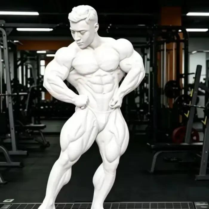 Figurine d'homme musclé, sculpture de fitness, statue humaine, modèle de table de 20 cm, figurine d'action de la série la plus vendue, décoration de salle de sport
