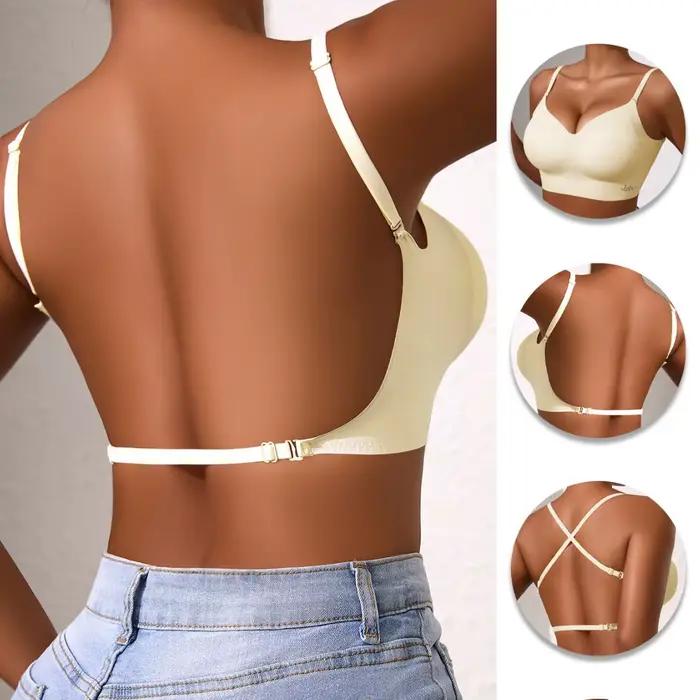 Soutien-gorge sans dos invisible pour petites poitrines – Push-up adhésif sans bretelles