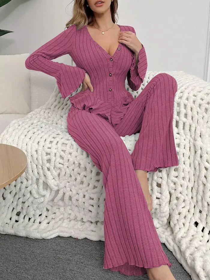 Ensemble pyjama deux pièces pour femmes