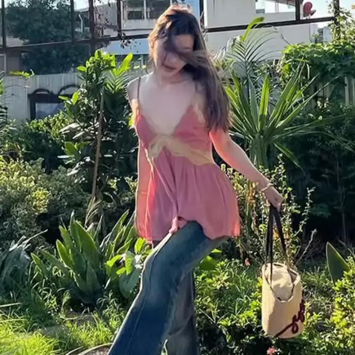 Nouveau haut de lingerie en dentelle tendance
