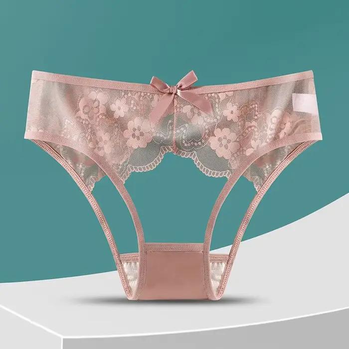 Lingerie Ajourée Transparente Femme Sous-Vêtements Charmants Culottes Slips Sexy Occasions Spéciales