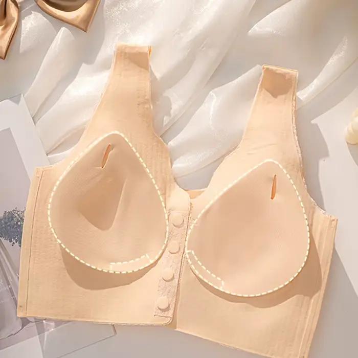 Soutien-gorge d'allaitement pour femmes, Push-up fin, Anti-affaissement, post-partum, pré-boutonné, spécial grossesse, maternité