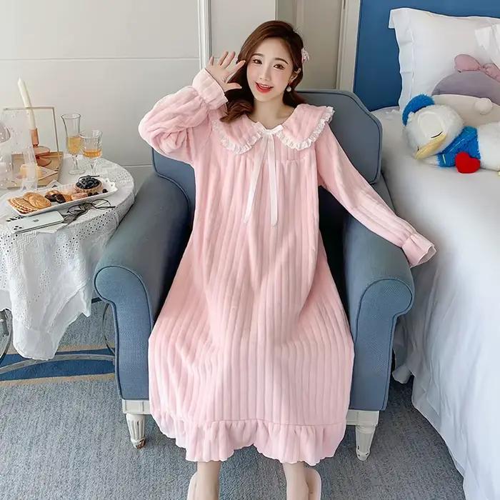 Vêtements de nuit pour femmes chemise