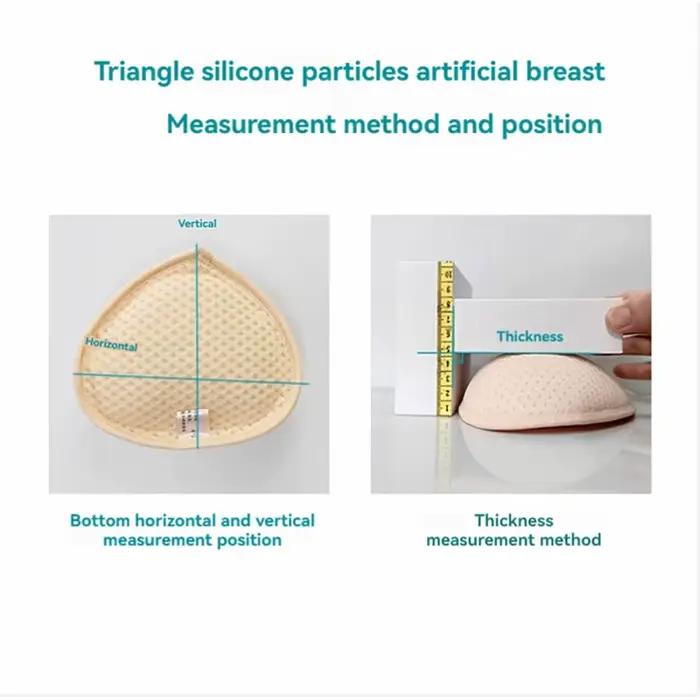 Prothèses mammaires (pour femmes soumises à une mastectomie) avec poche pour soutien-gorge