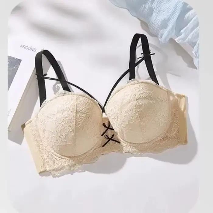 Soutien-gorge push-up demi-coupe pour femme