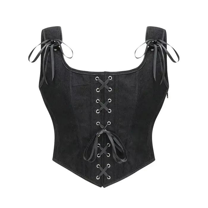 Corset Overbust Vintage Gothique pour Femme