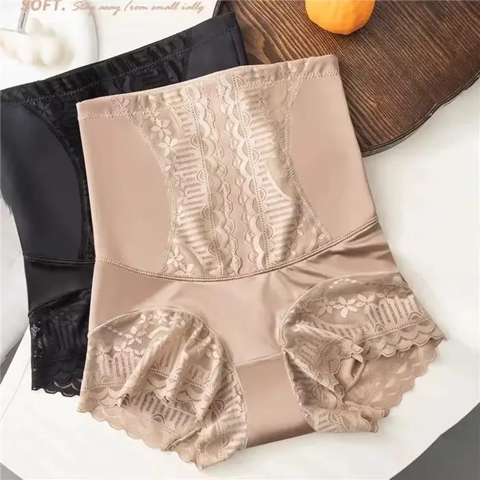 Short taille haute en dentelle pour femmes