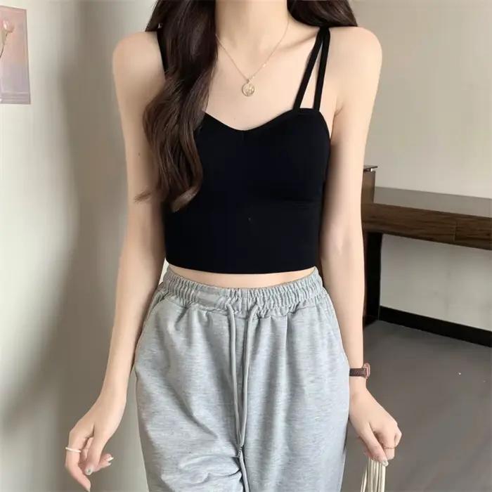 Soutien-gorge tubulaire en coton pour femmes