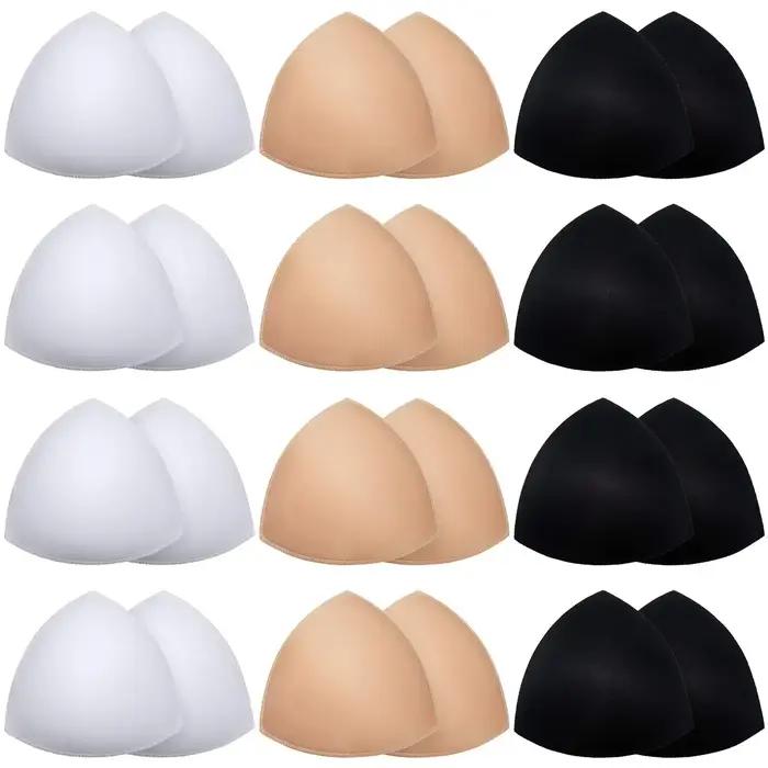 Coussinets de soutien-gorge souples pour femmes, coussinets de soutien-gorge amovibles, rehausseur de poitrine, rehausseur de poitrine, bonnets de soutien-gorge de sport, maillot de bain Bikini