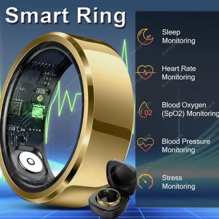 2025 anneau intelligent pression artérielle fréquence cardiaque surveillance du sommeil Smartring IP68 et 5ATM étanche Multi-sport Mode Smartring homme femmes