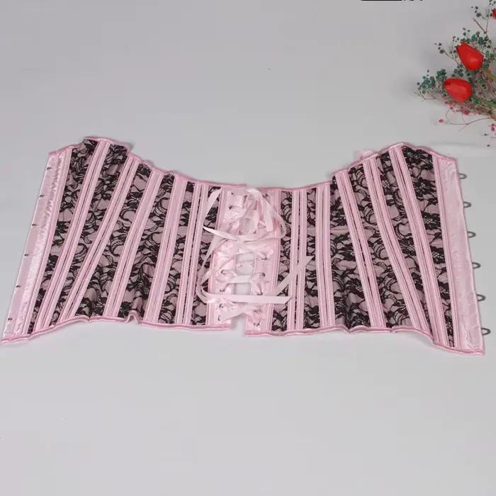 Corset rose haut bustier victorien surbuste princesse élégant Corsets