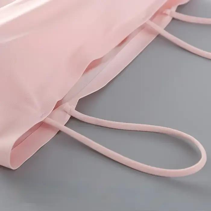 Taille confortable beauté dos enveloppement poitrine bustier tubulaire fille sans anneau en acier Camisole