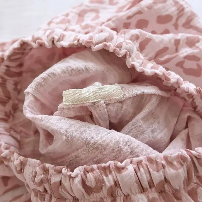 Pyjama imprimé léopard pour femmes
