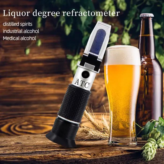 Détecteur de réfractomcirculation, déterminer 0-80% ATC, compteur de teneur en alcool de vin, 32% de réduction