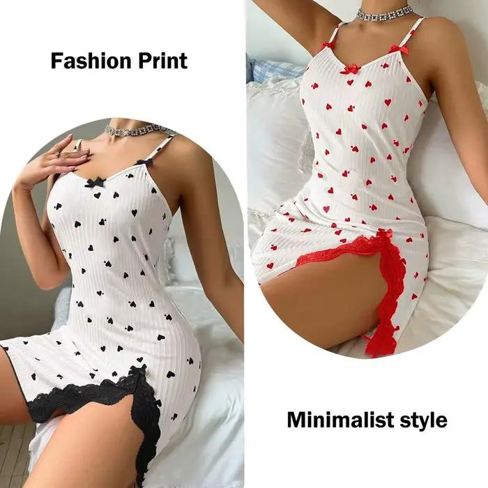 Chemise de nuit sexy pour femme