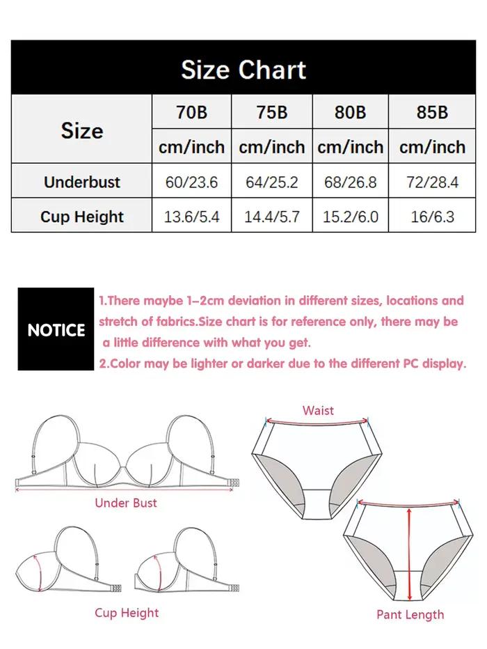 Soutien-Gorge Plongeant Push Up Padded Avec Armatures Sans Couture Confortable pour Usage Quotidien T-Shirt Femme