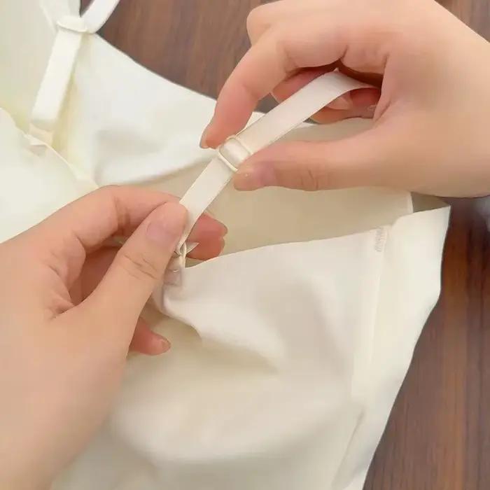 Soutien-gorge intégré extensible pour femmes, débardeur sans couture avec soutien rembourré intégré, Anti-affaissement, sous-vêtements d'été, cadeau à la mode
