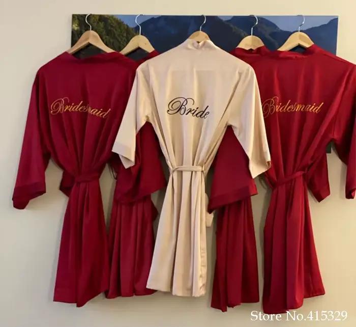 Mariée demoiselle d'honneur Robe