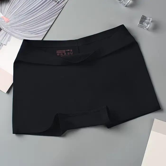 3 pièces culottes femmes doux sous-vêtements féminins soie Boyshorts