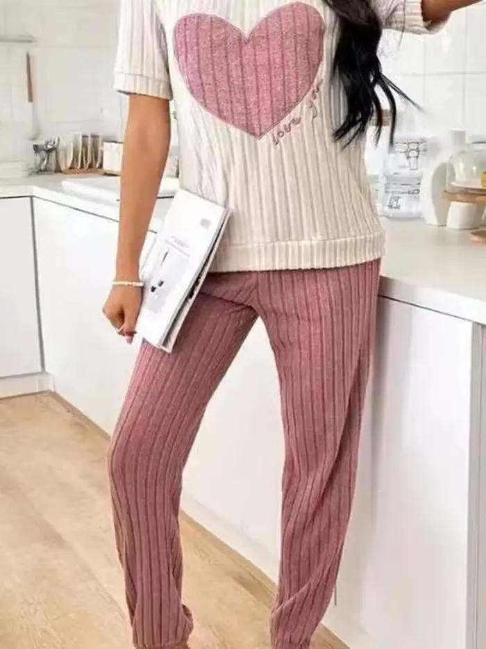 Ensemble pyjama deux pièces pour femmes