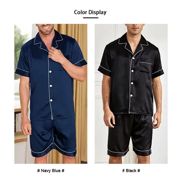 Ensemble pyjama à manches courtes pour hommes