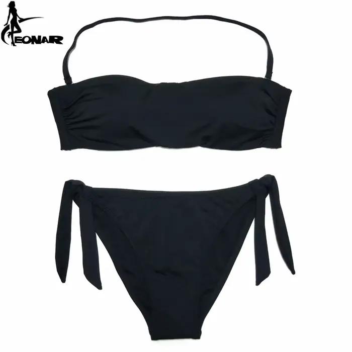 EONAR Bandeau Bikinis femmes Maillot De Bain Push Up brésilien Bikini ensemble maillots De Bain femme maillots De Bain natation