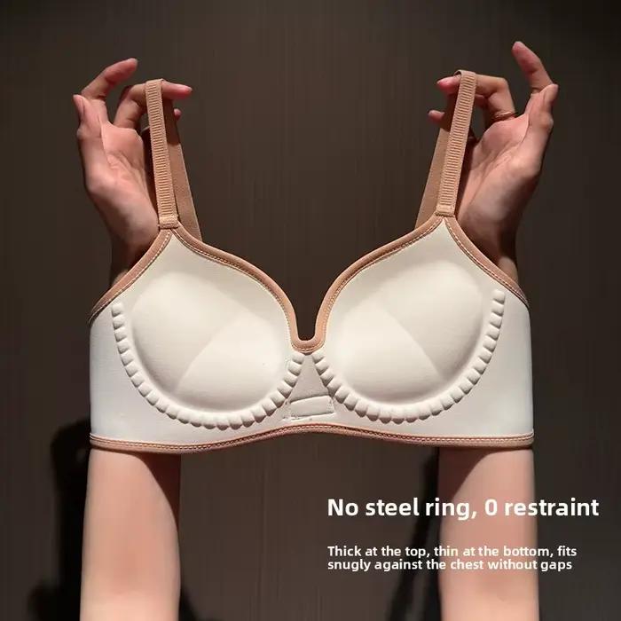 Soutien-gorge push-up pour petite poitrine sans couture matériau polyester couleurs bleu ciel beige bleu brun noir styles sexy pour femmes occasions quotidiennes travail sport invisible sous vêtements