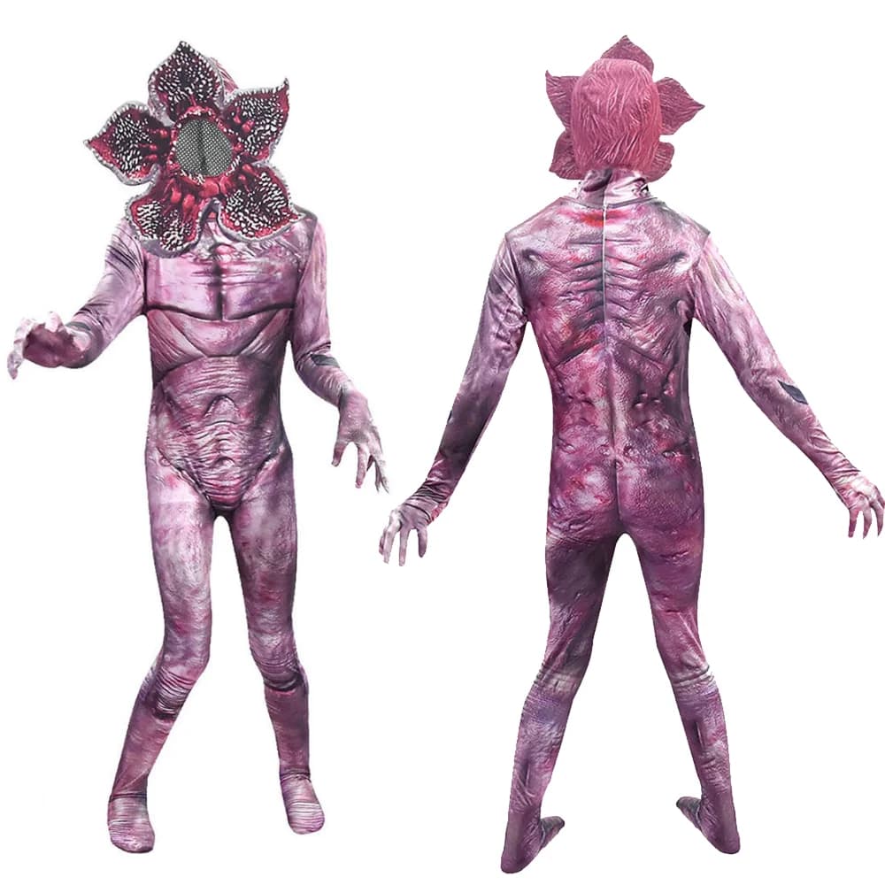 Combinaison de cosplay Demogorgon pour adulte et enfant, combinaison effrayante, combinaison de la s