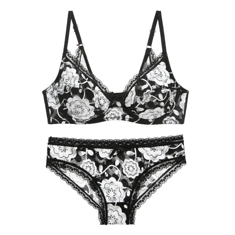 Ensembles de soutien-gorge Sexy pour femmes 2022 34/75 36/80 38/85 40/90 bonnet BCDE grande taille L