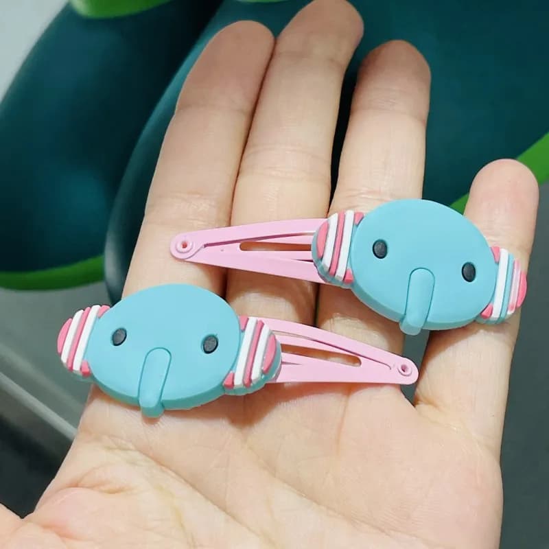 Barrettes à cheveux pour filles, 2 pièces, jolies épingles à cheveux pour enfants, bande sauna, acce