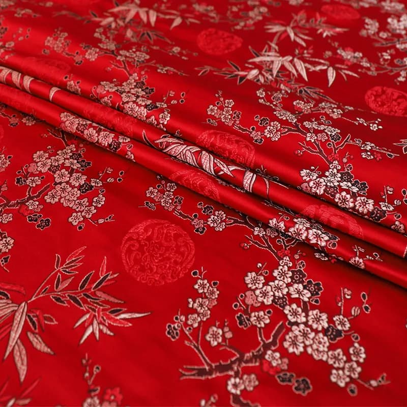 Tissu jacquard brocart pour la couture, cheongsam et kimono, patchwork, couture, matériel damassé, b