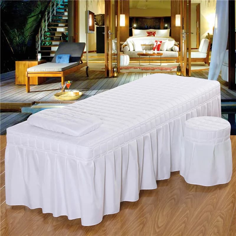 1 pièces Spa Massage Club couverture de lit seulement Salon de beauté Massage drap de lit jupe de li