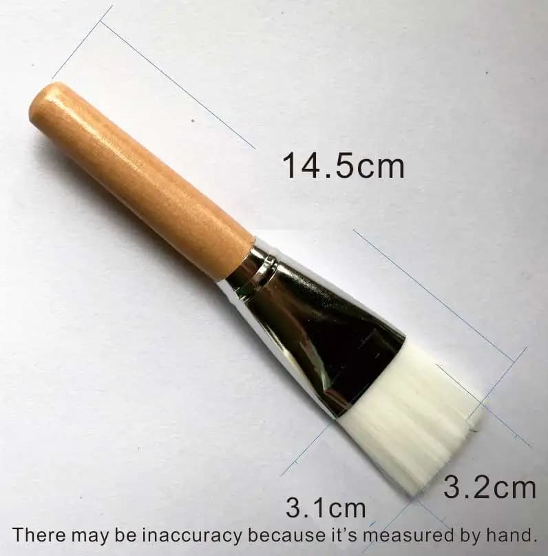AB02 1 PC grande zone artiste visage corps peinture brosse bricolage manche en bois Nylon cheveux Ha