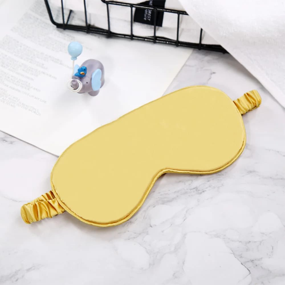 Masque pour les yeux de sommeil en fausse soie, masque de nuit de rêve, couverture douce, relaxation